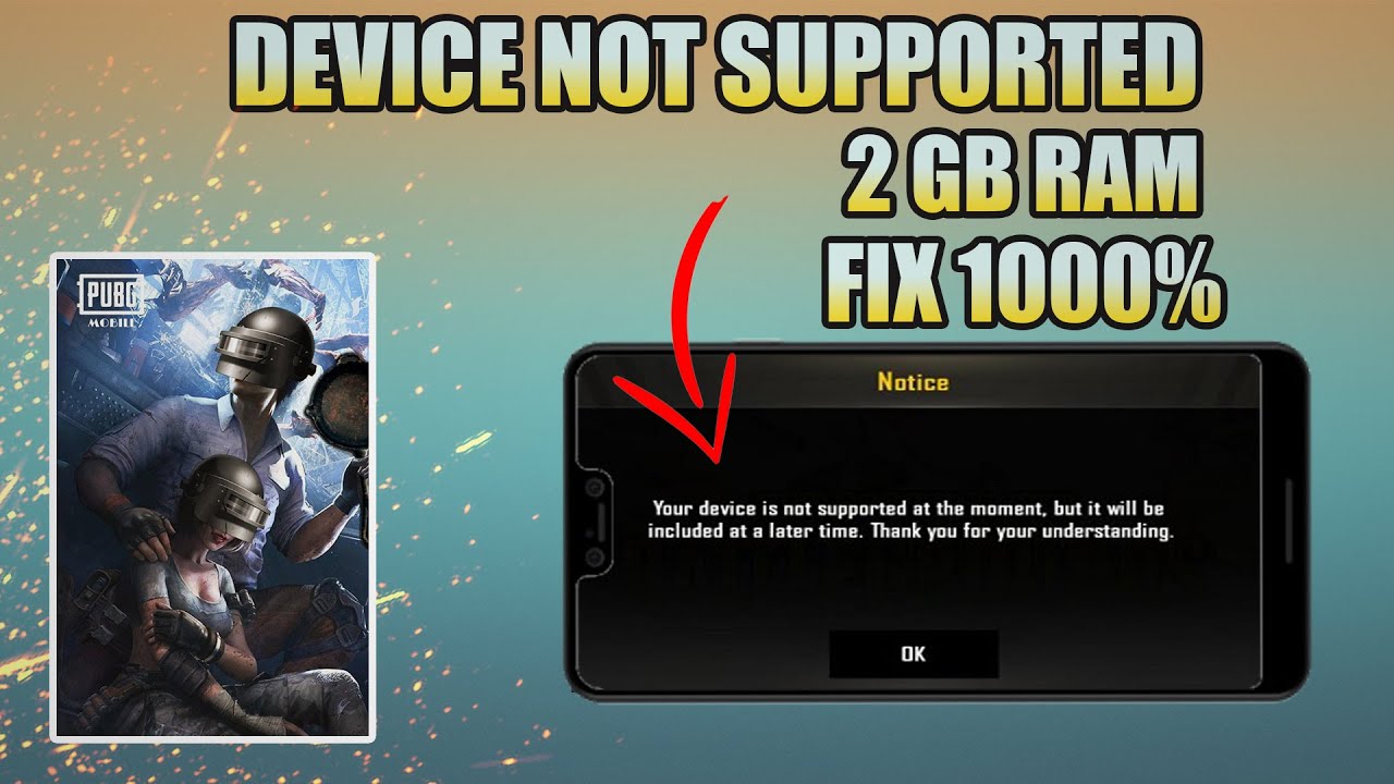 'Device Not Supported' PUBG Mobile 2 RAM Fix