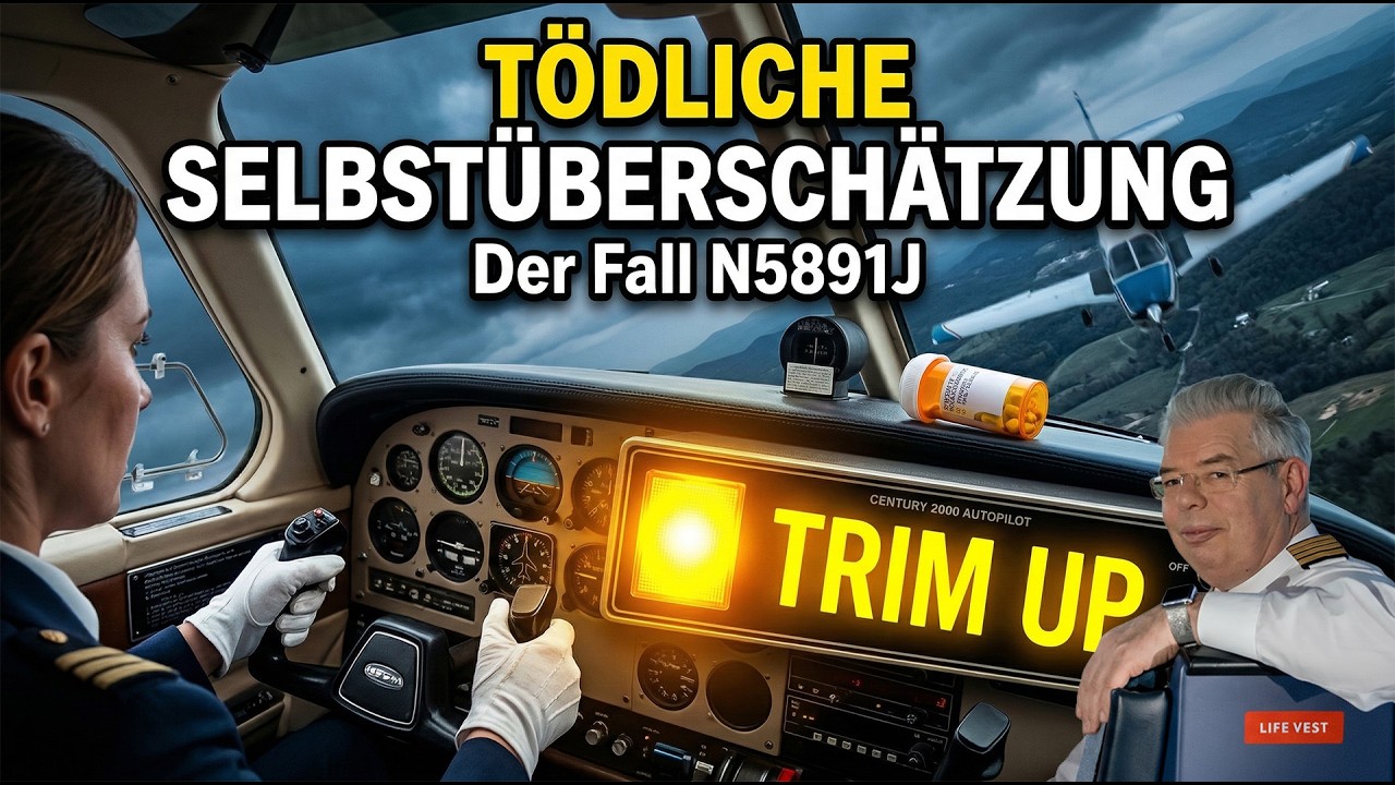 ✈️🛑 T&ouml;dliche Selbst&uuml;bersch&auml;tzung? Wenn Medikamente & Technik-Chaos zum Absturz f&uuml;hren (N5891J)