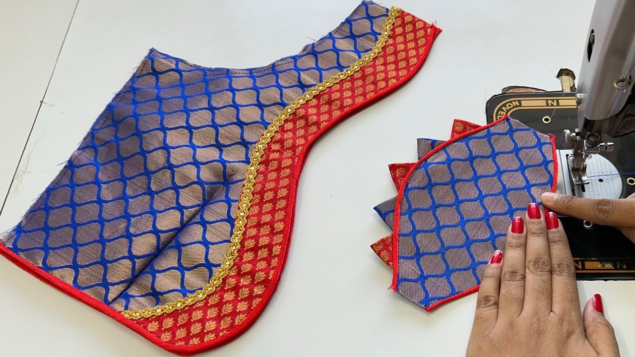 Super Model Blouse Design Back | Blouse Ka Designs | Cutting And Stitching Back Neck Blouse Design