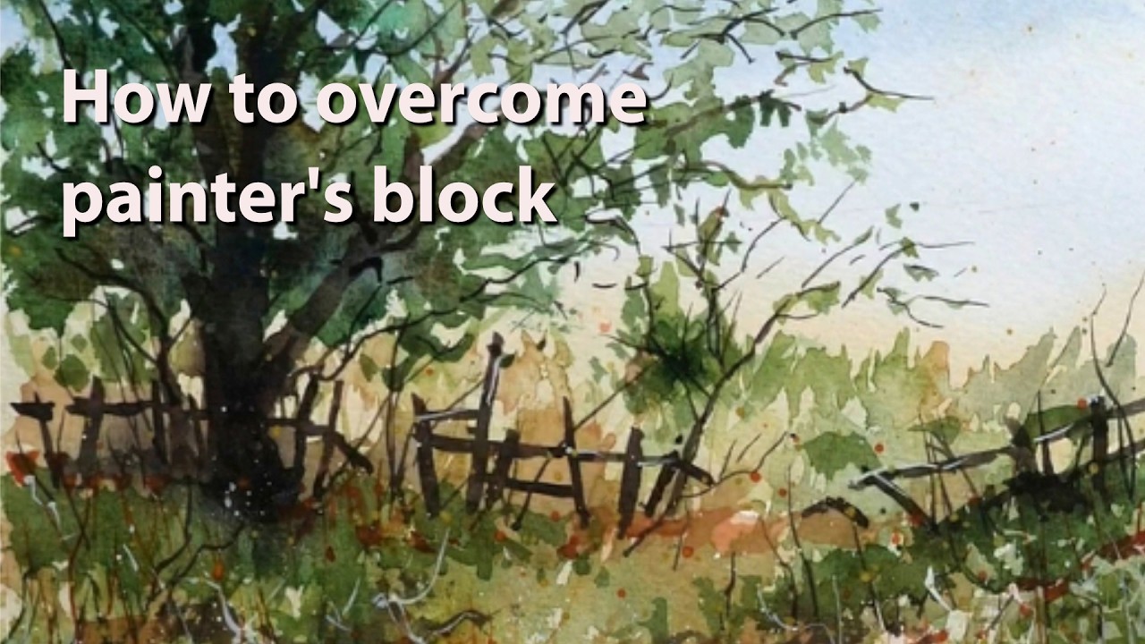 Watercolour sketch - Simple, loose sketch to get you started with watercolour - Full demonstration