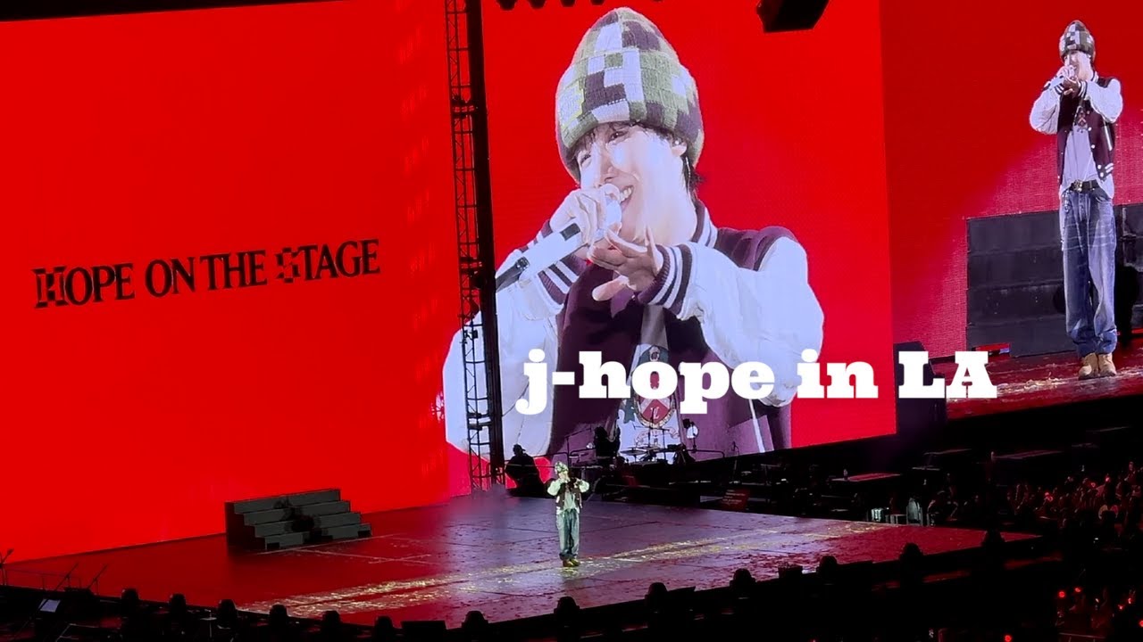 j-hope Fancam! HOPE ON THE STAGE TOUR in LA! 27 Song Highlights!