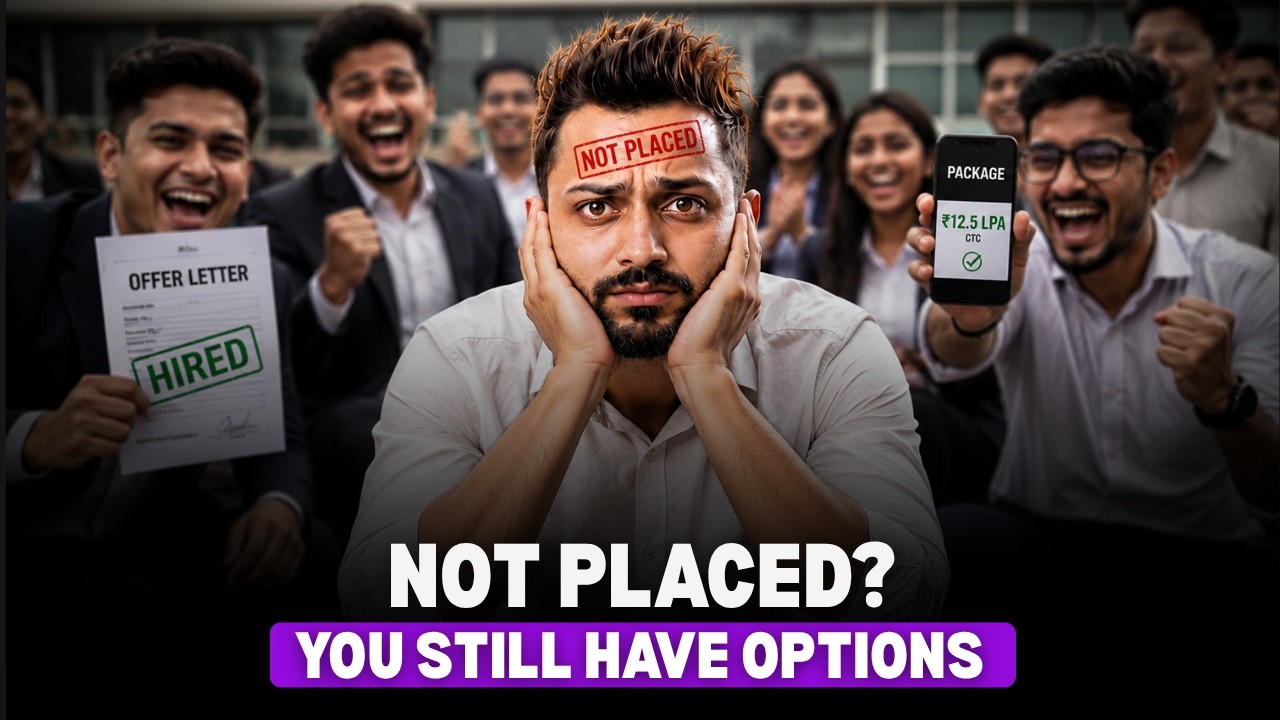 No Placement After College? What To Do Next in 2026 | Complete Roadmap
