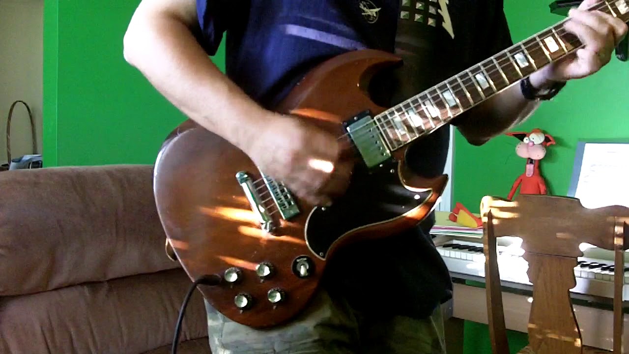 Kiss I Stole Your Love Guitar Cover 1972 Gibson SG Marshall JCM 800
