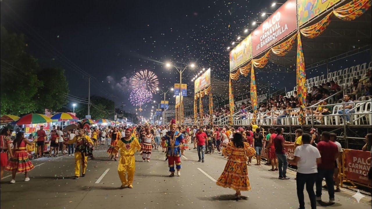 Ya empezaron a poner los palcos en la Vía 40 para el Carnaval de Barranquilla.