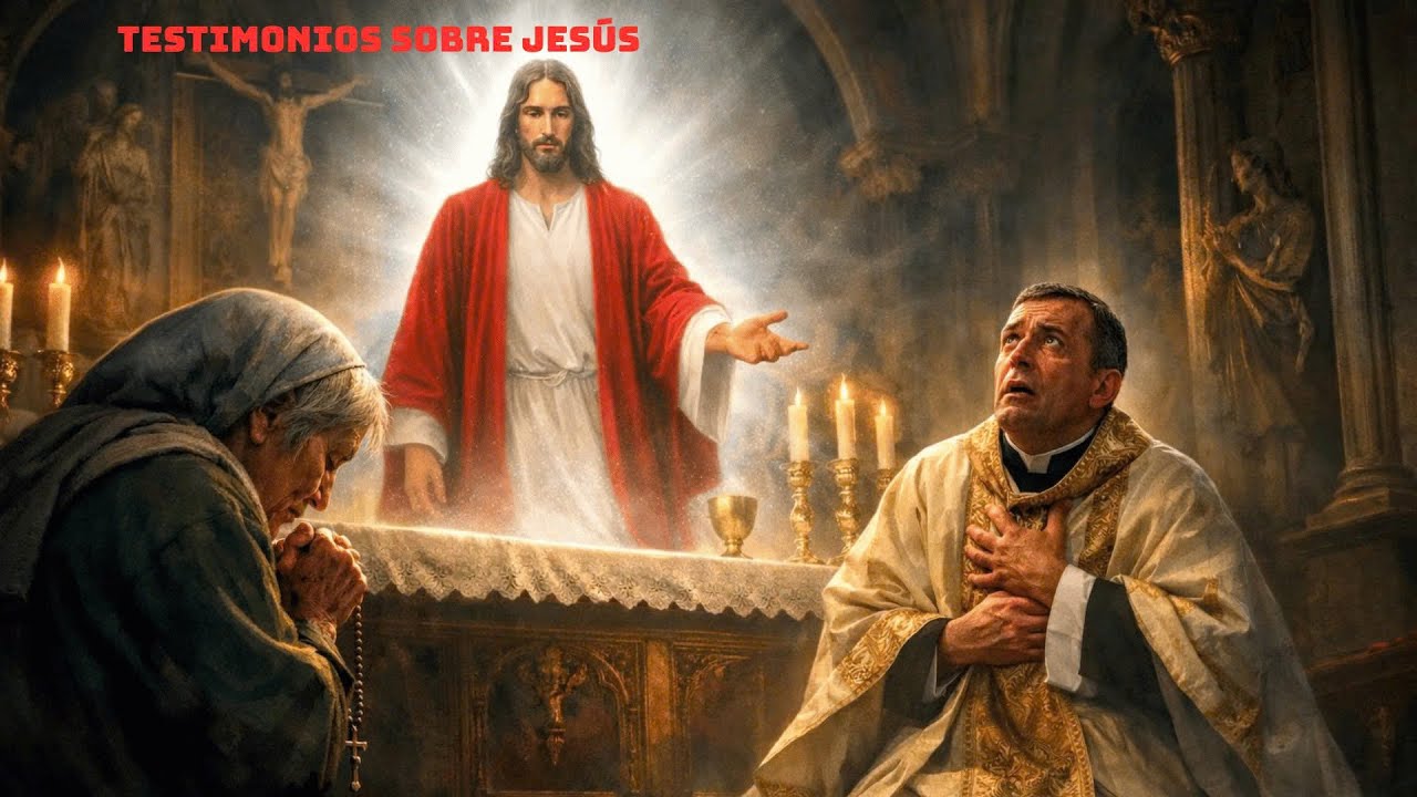 Jesús apareció en el altar y defendió a una anciana: el sacerdote quedó paralizado