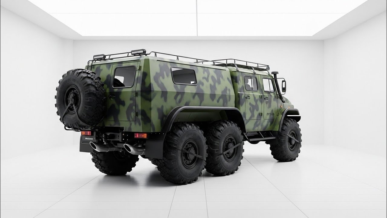 RUSAK 6x6 Гибридный монстр-трак: Абсолютный внедорожный и амфибийный зверь 🔥 Российское производство