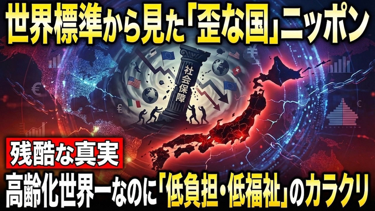 【中負担なのに低福祉】負担率46%で欧州並み！なぜ日本の給付だけが低いのか？