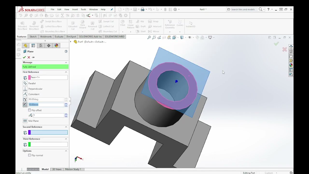 MOULDING IN SOLIDWORKS
