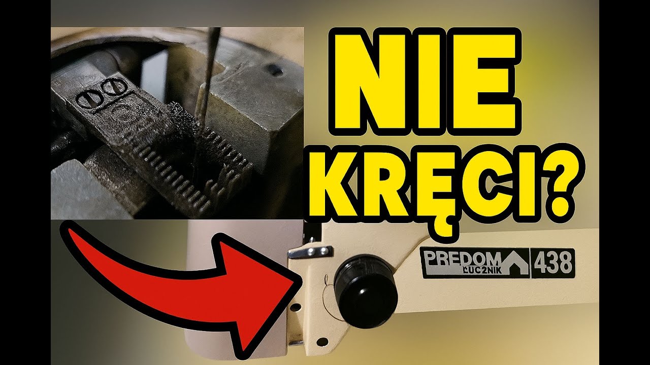 👉 Dlaczego Łucznik 438 nie kręci? | Naprawa i czyszczenie podajnika 