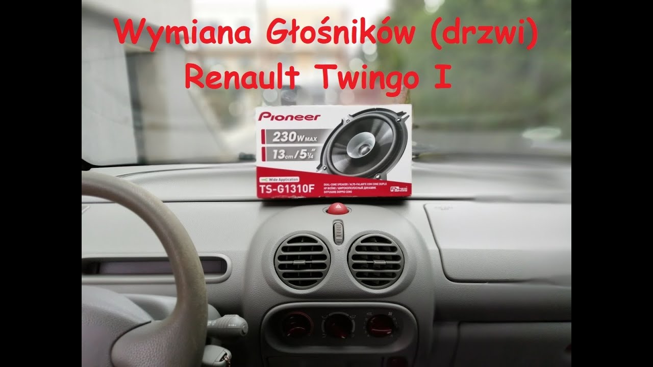 Renault Twingo I - Głośniki  - Wymiana