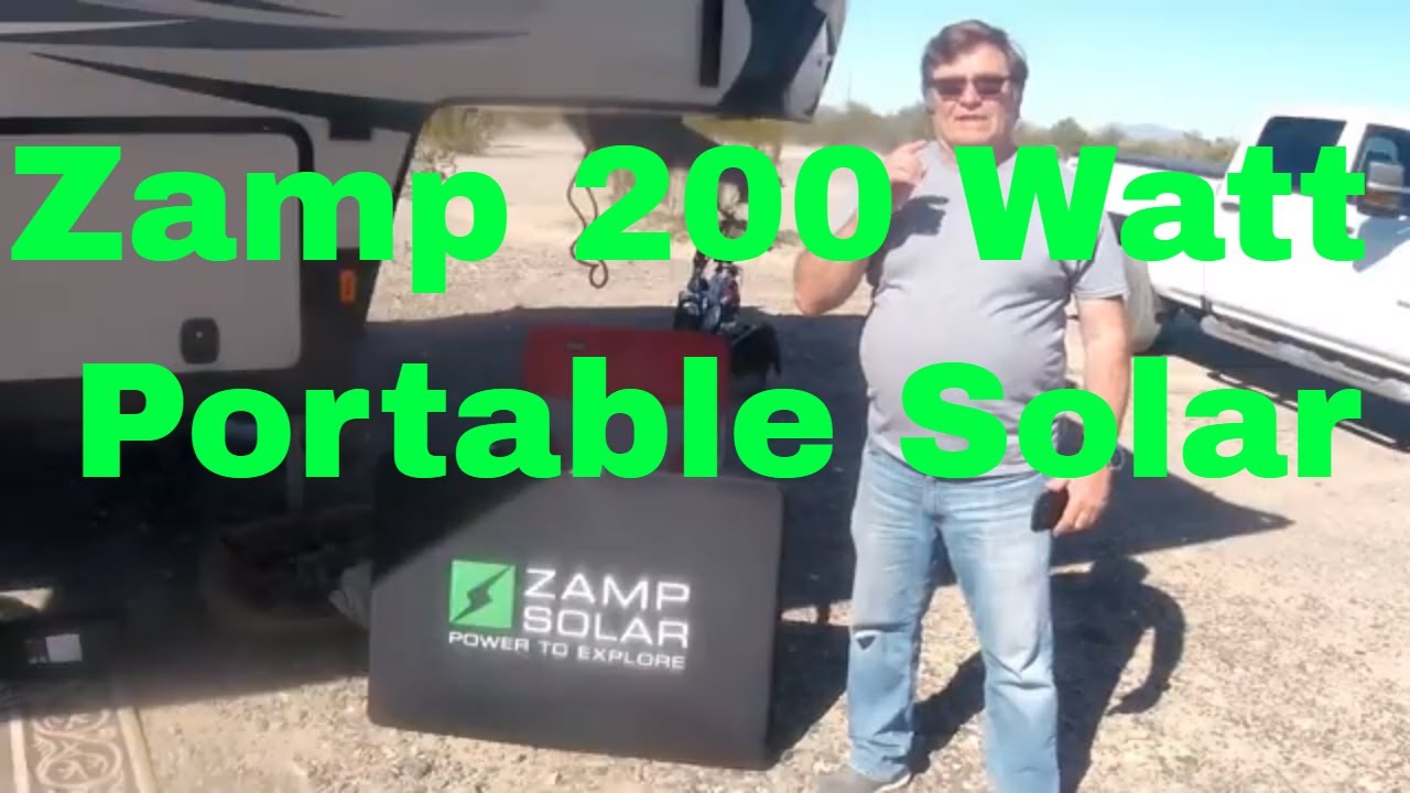 Портативная солнечная система Zamp мощностью 200 Вт