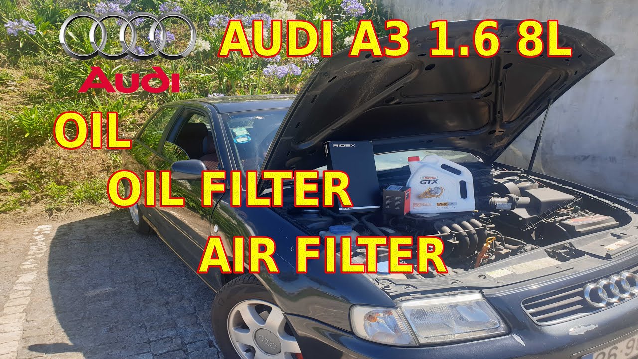 AUDI A3 1.6 8L Oil and Filters Change