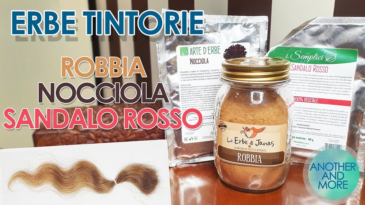 Robbia, Sandalo Rosso, Nocciola - Erbe Tintorie - {Another and More}