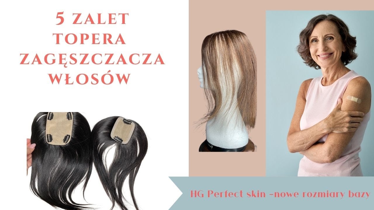 Dlaczego warto nosić toper ⭐️leciutki ⭐️długa żywotność -mniejszy niż peruka ⭐️z włosów naturalnych