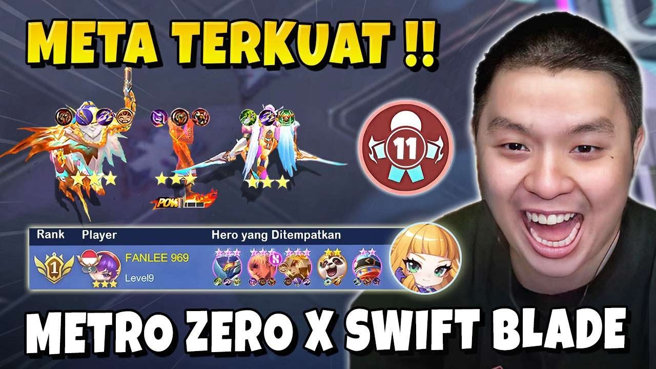 METRO TERKUAT DI PEGANG OLEH SWIFT BLADE !! COMBO TERKUAT MAGIC CHESS GO GO