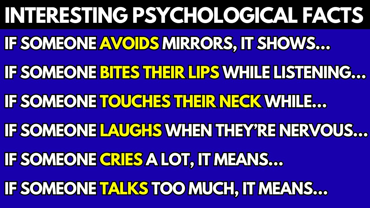 2 Hours of Interesting Psychology Facts About Human Behaviour