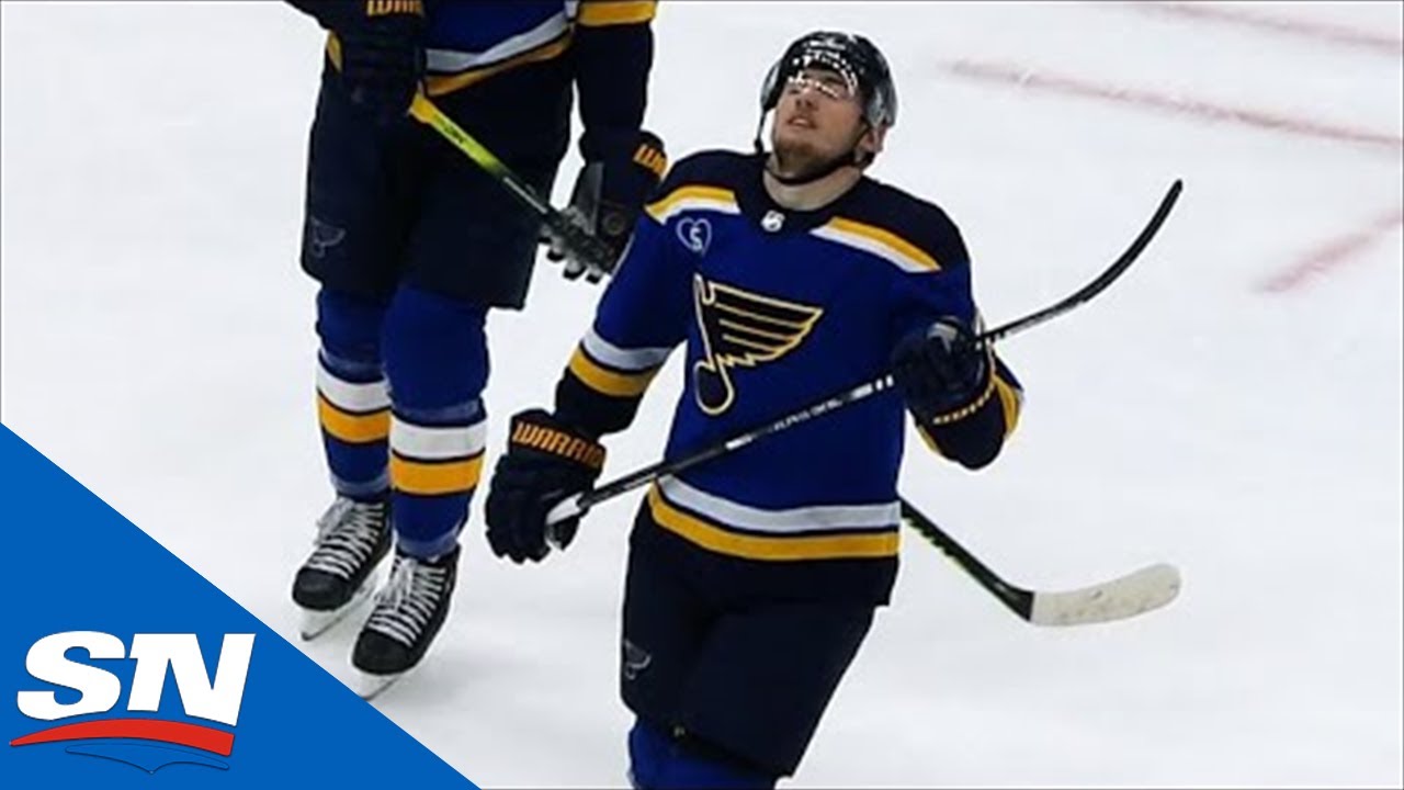 Zach Sanford's Whiffed Clearing Attempt Leads Directly To Brandon Saad Goal