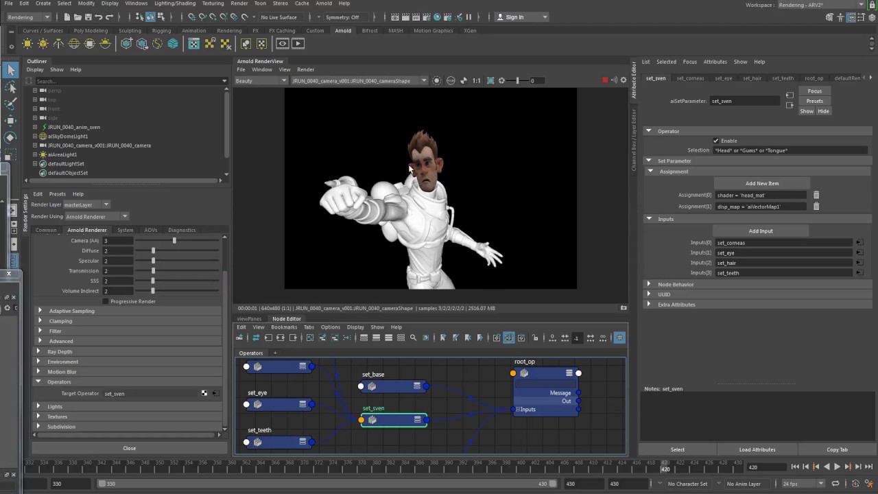 Alembic, Operators, and MaterialX in MtoA 3.0.0