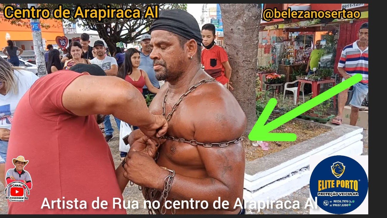 artista de rua no centro de Arapiraca ( baiano) 21/10/22