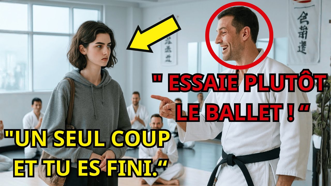 Le Ceinture Noire S’est Moqué de Son Défi — Puis Elle L’a Mis à Terre D’un Seul Mouvement