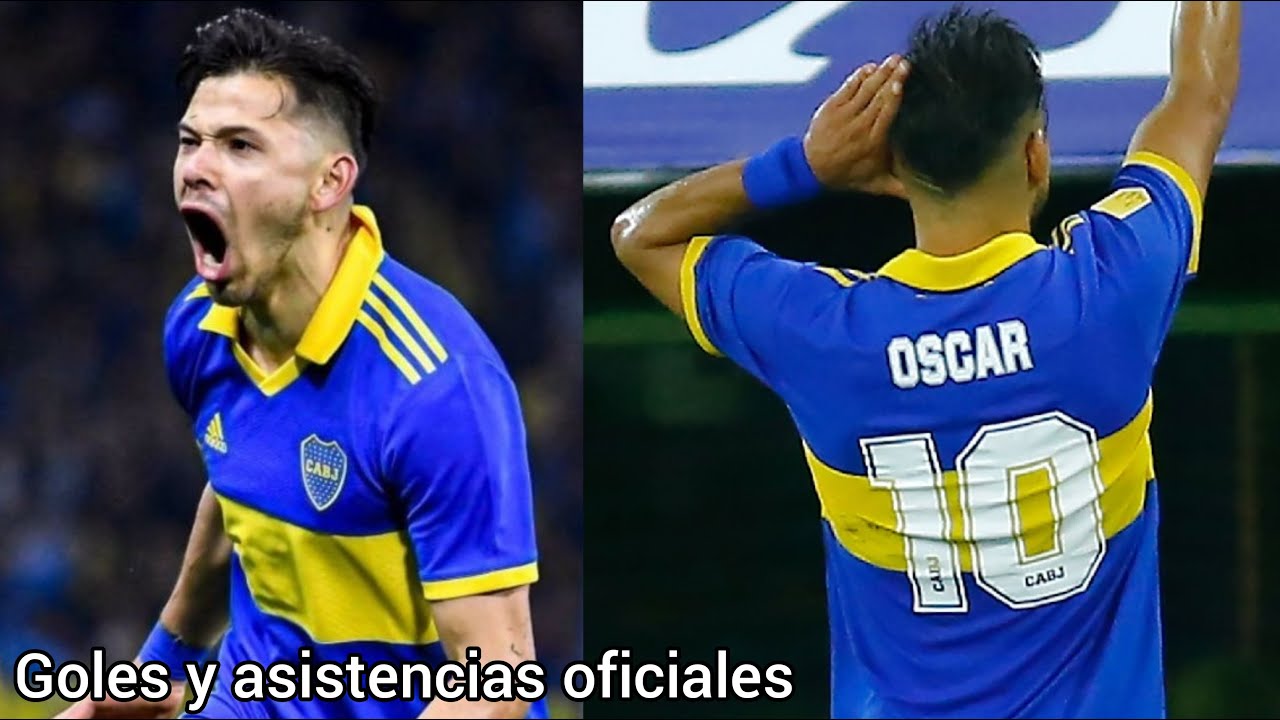 Todos los goles y asistencias de Óscar Romero en Boca | En partidos oficiales