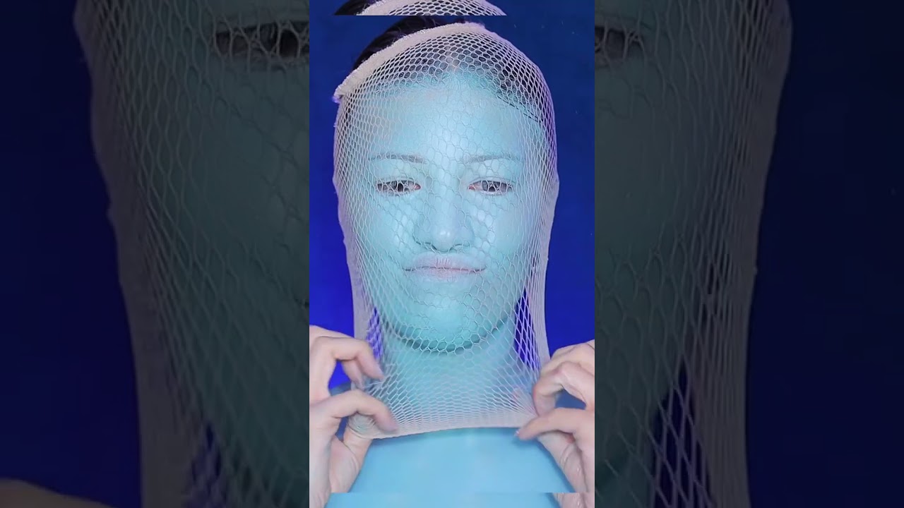 MERMAID TUTORIAL 😱 #mermaidmakeup #makeup #shorts #halloweenmakeup #makeupartist #grwm #sereia