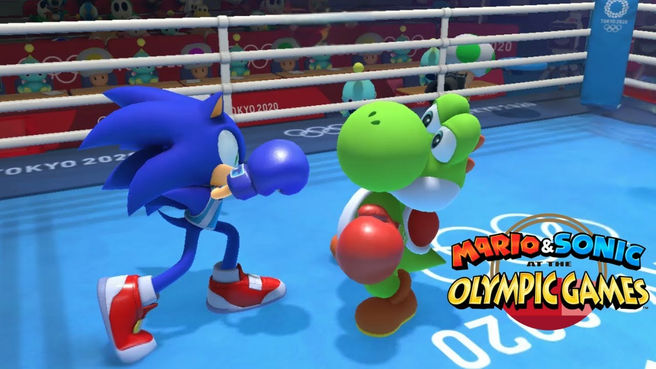 Boxing Hard Gameplay Mario & Sonic At The Olympic Games Tokyo 2020 Sonic Siler Mario Waluigi Luigi