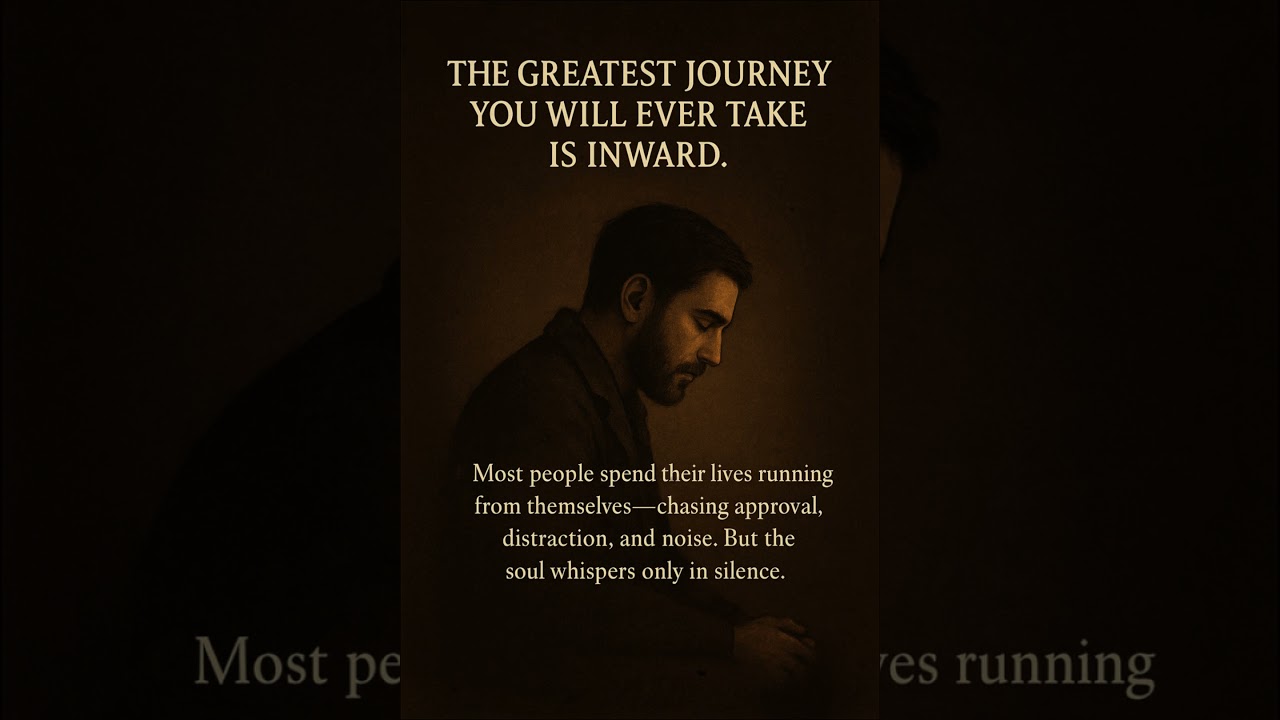 The Greatest Journey Is Inward&rdquo;