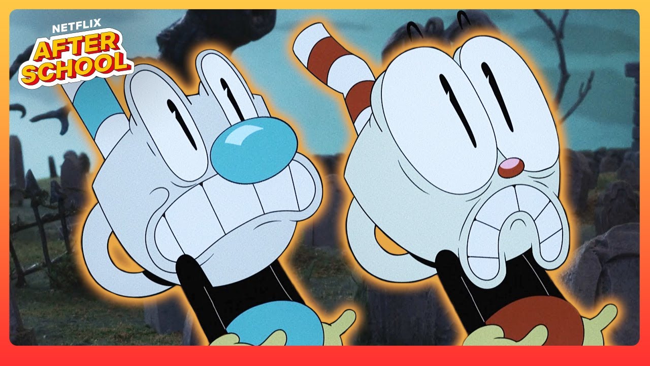 Cuphead & Mugman's Graveyard Adventure! 👻 The Cuphead Show! | Netflix Family