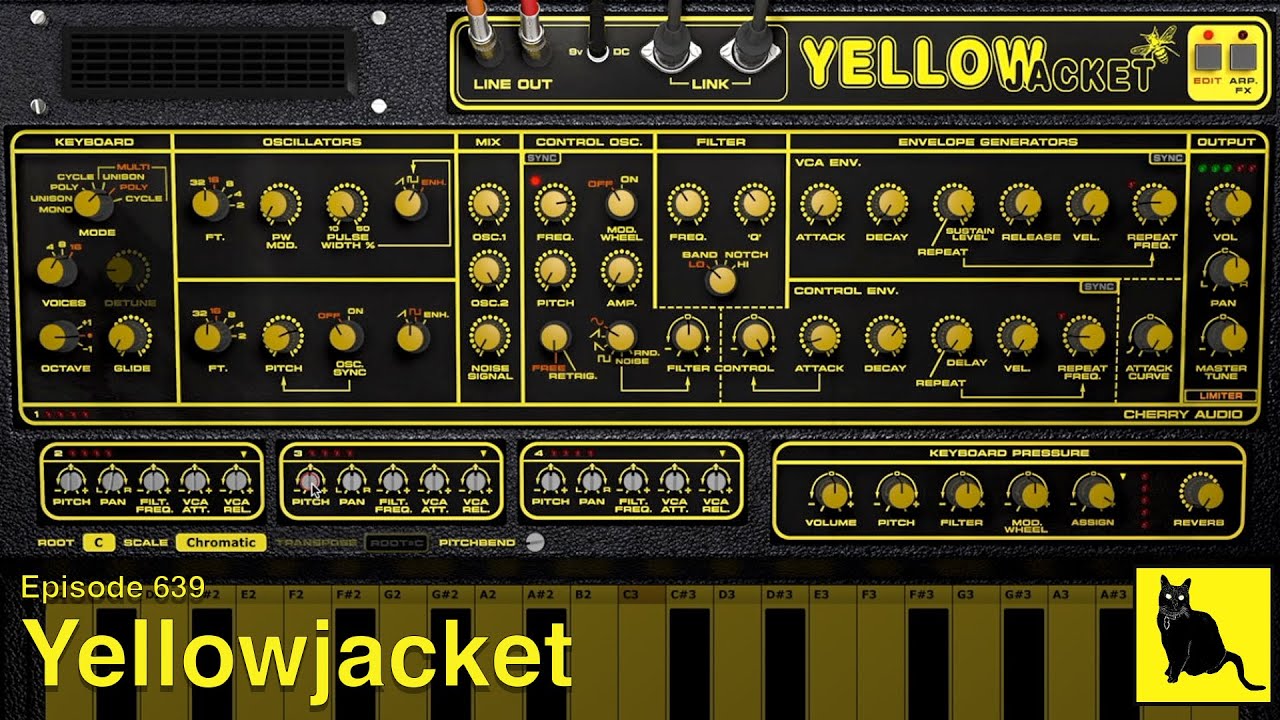 BUZZ! Cherry Audio Yellowjacket recreates the infamous Wasp synth