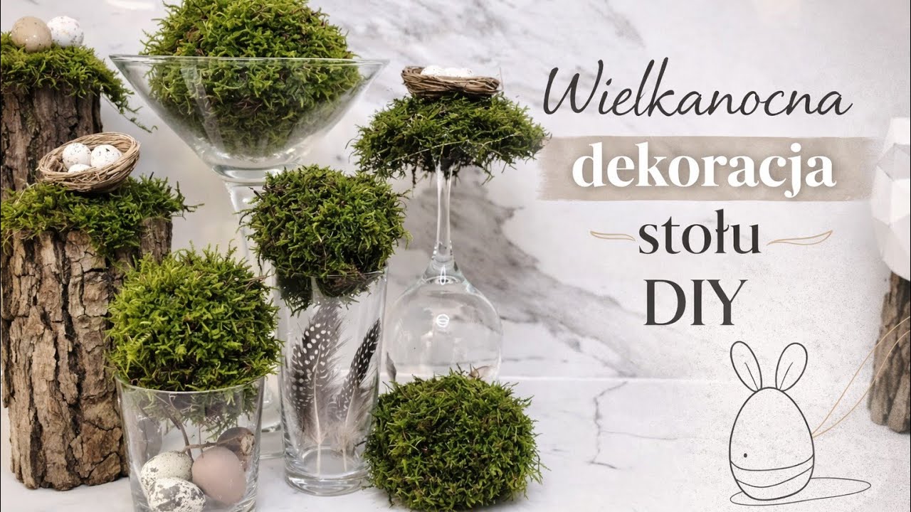 DIY - Szybkie DEKORACJE WIELKANOCNE z efektem WOW! | Krok po Kroku | Domowe pasje Anki