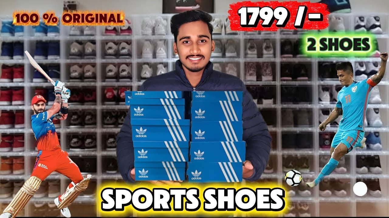 100% original shoes 👟 | Sports shoes सिर्फ 1799 मे 2 । Addidas, nike , puma , hrx brand