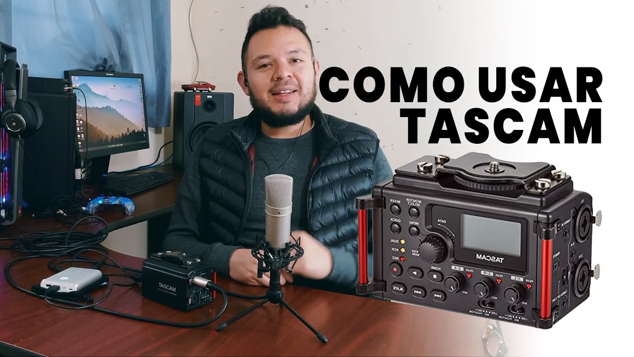 Como utilizar Tascam para grabar audio del mixer / IRTV - DR-60D MKII