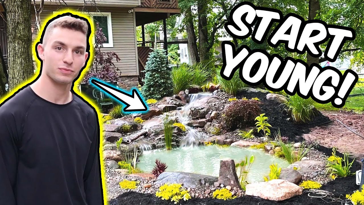 18 YEAR OLD Has His Own Pond Business!!