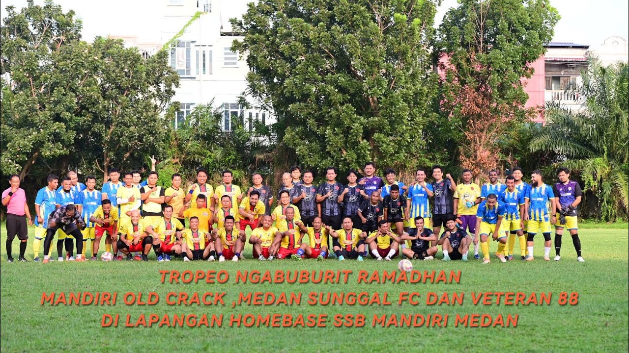 TROPEO NGABUBURIT RAMADHAN OLD CRACK MANDIRI VS MEDANSUNGGAL FC DI HOMEBASE SSB MANDIRI MEDAN