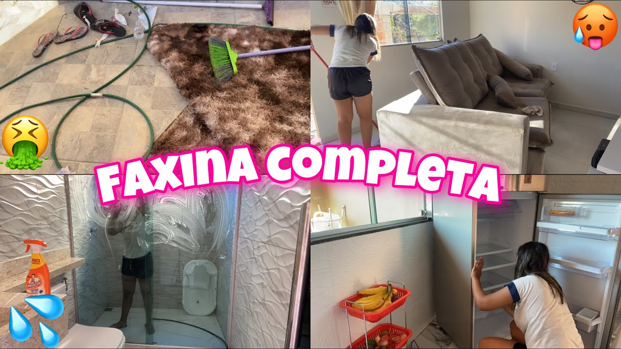 DIA DE FAXINA NA CASA INTEIRA 💖 - Cansei 🥵