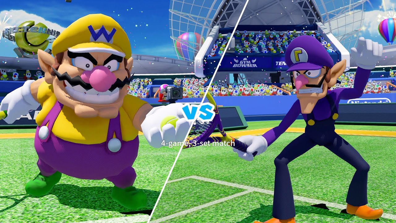 Mario Tennis Ultra Smash - Wario Vs. Waluigi