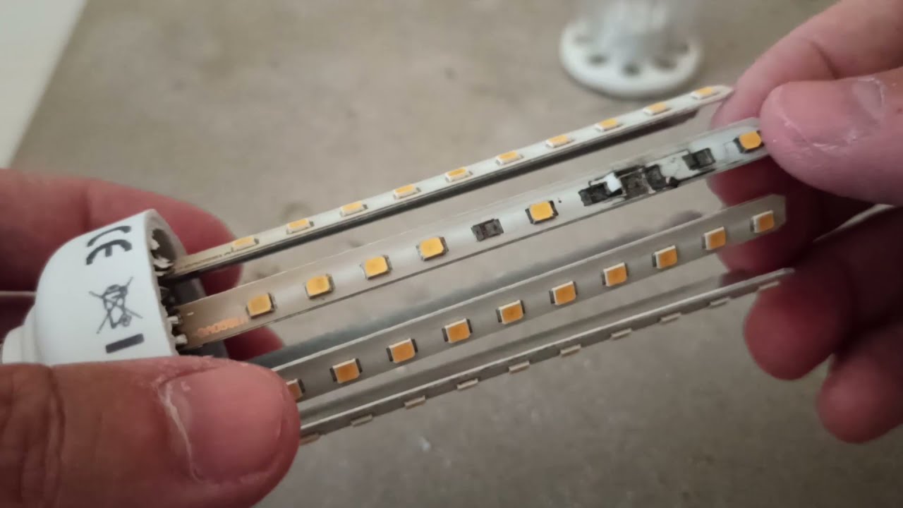 riparare una lampadina led