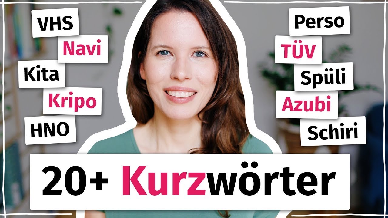 Diese Kurzw&ouml;rter musst du kennen! (Deutsch B2, C1)