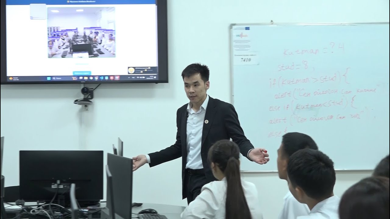 Видеосабак: Javascript шарттуу операторлору менен иштөө.