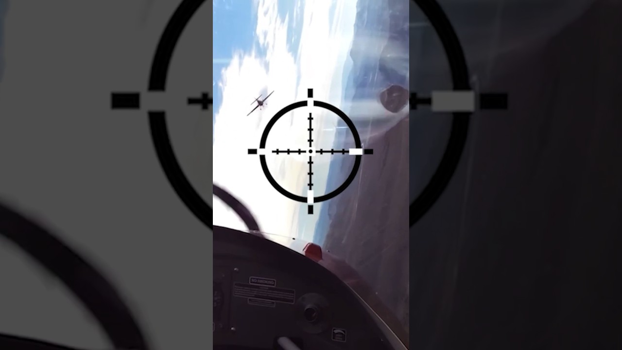𝐒𝐤𝐲 𝐂𝐨𝐦𝐛𝐚𝐭: YOU Fly The Plane & Play Laser Tag In The Sky! | #Shorts #Extreme #Aviation