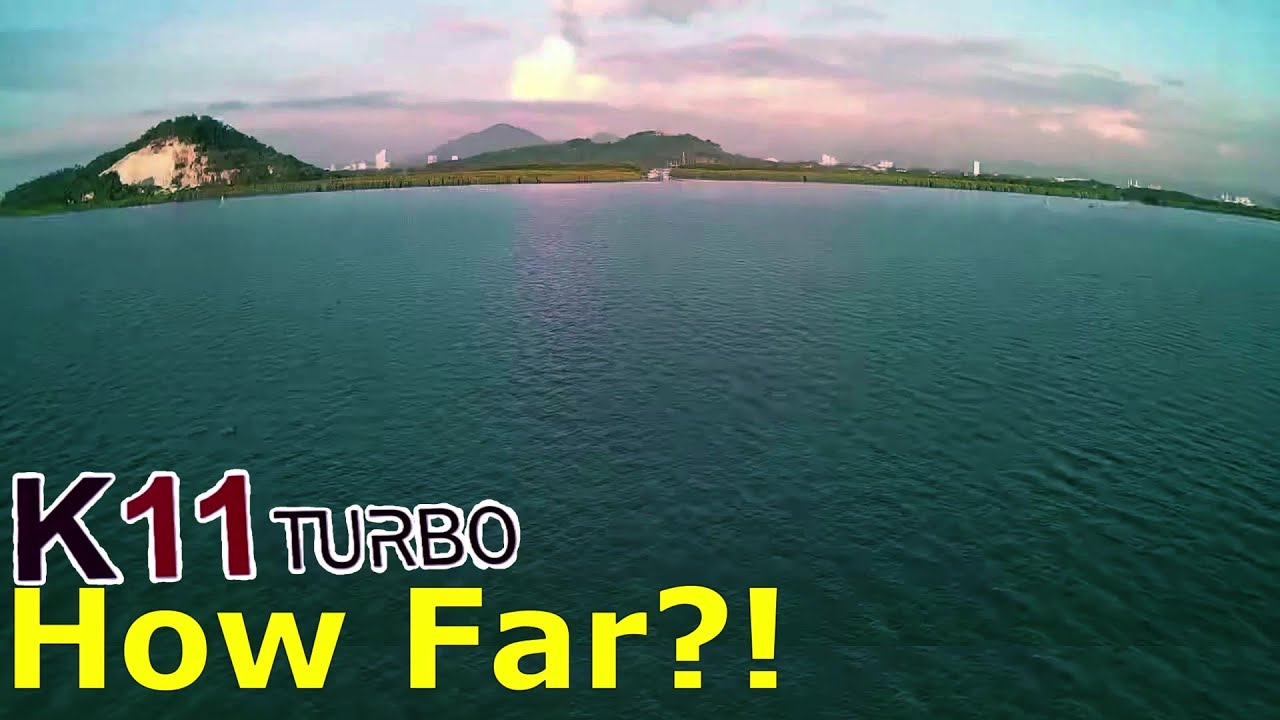 How Far Can the K11 Turbo Drone Fly? Distance Test! 🚁🔋📡