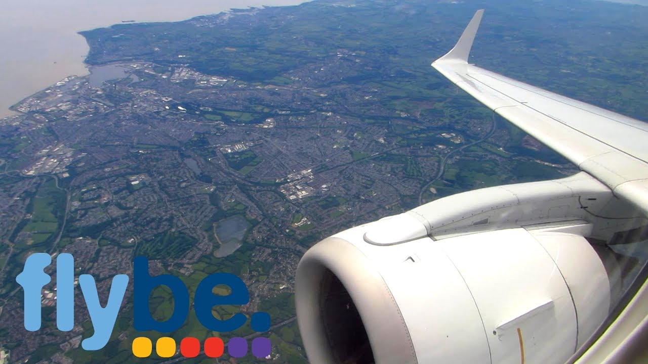 ONBOARD Flybe Embraer 195 Stunning Takeoff from Cardiff Airport (CWL) [Full HD]