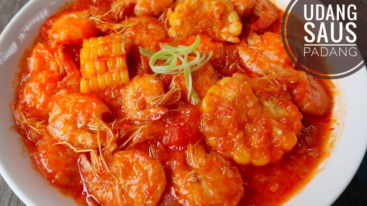 RESEP UDANG SAUS PADANG ENAK BANGET