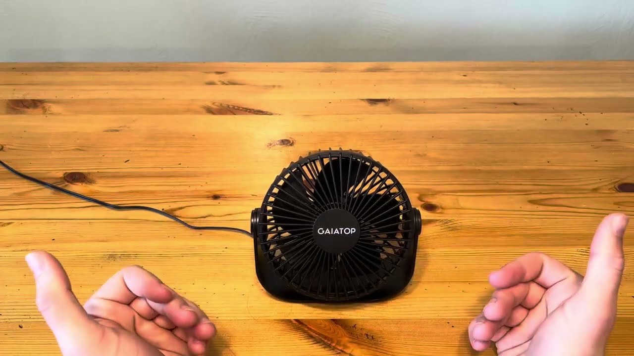 Gaiatop USB Desk Fan TF55B REVIEW