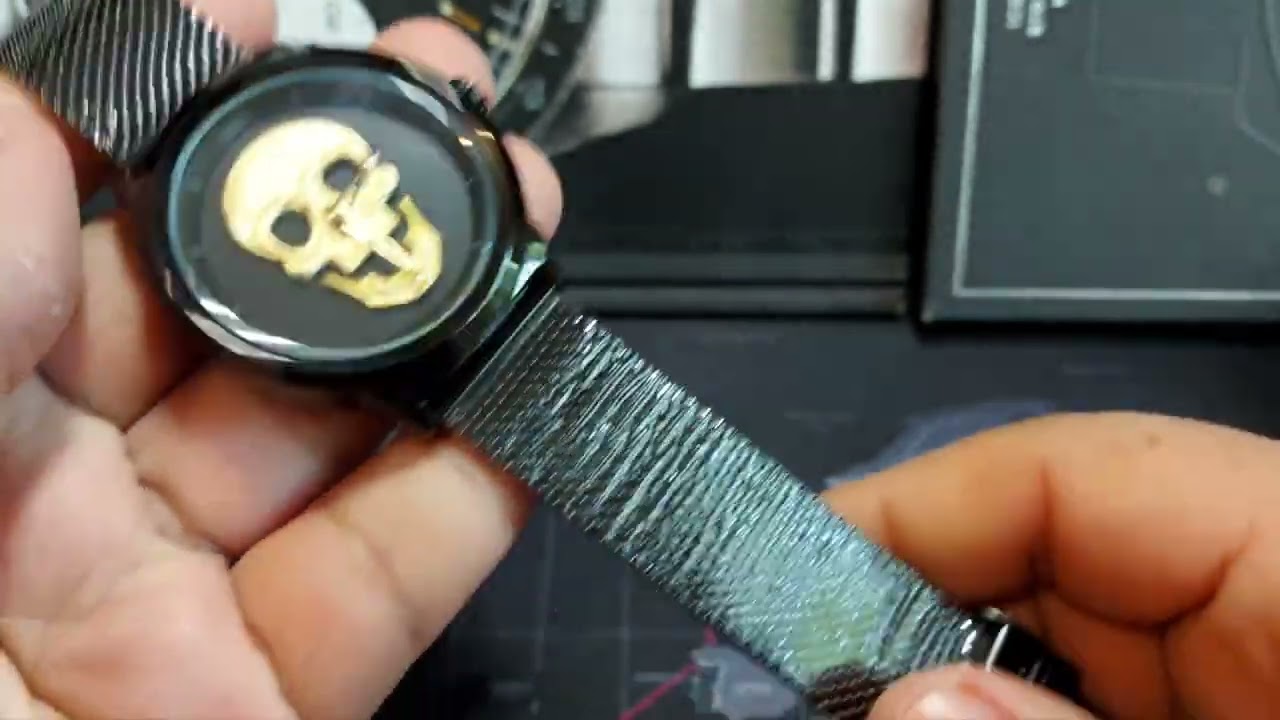 unboxing reloj calavera LIGE  1853