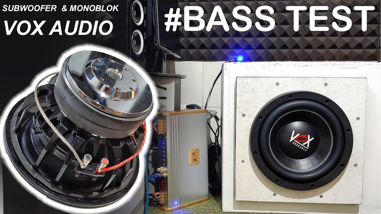 Test Subwoofer VOX Research VS 10 D4 + Monoblok Vox Vra 1000D