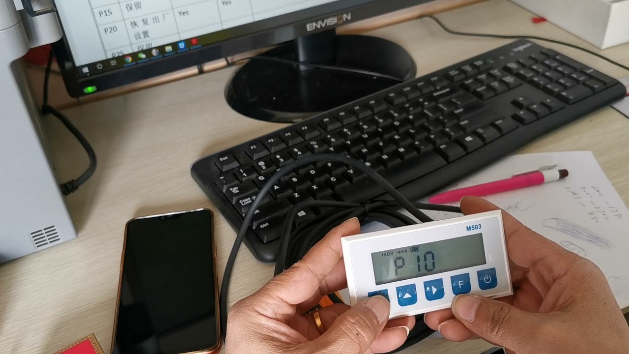 Non contact measurement system of magnetic grating ruler for magnetic linear displacement sensor
