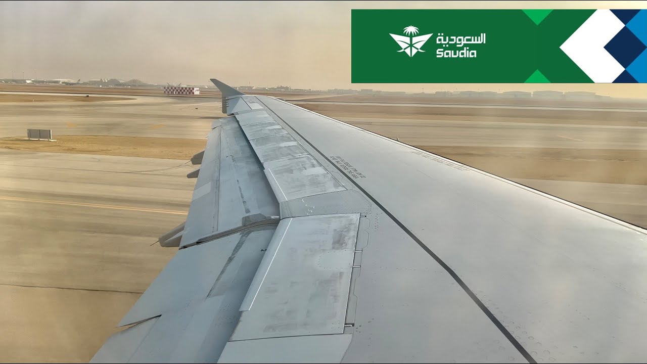 Saudia A321 | Riyadh to Madinah | الخطوط السعودية من الرياض إلى المدينة