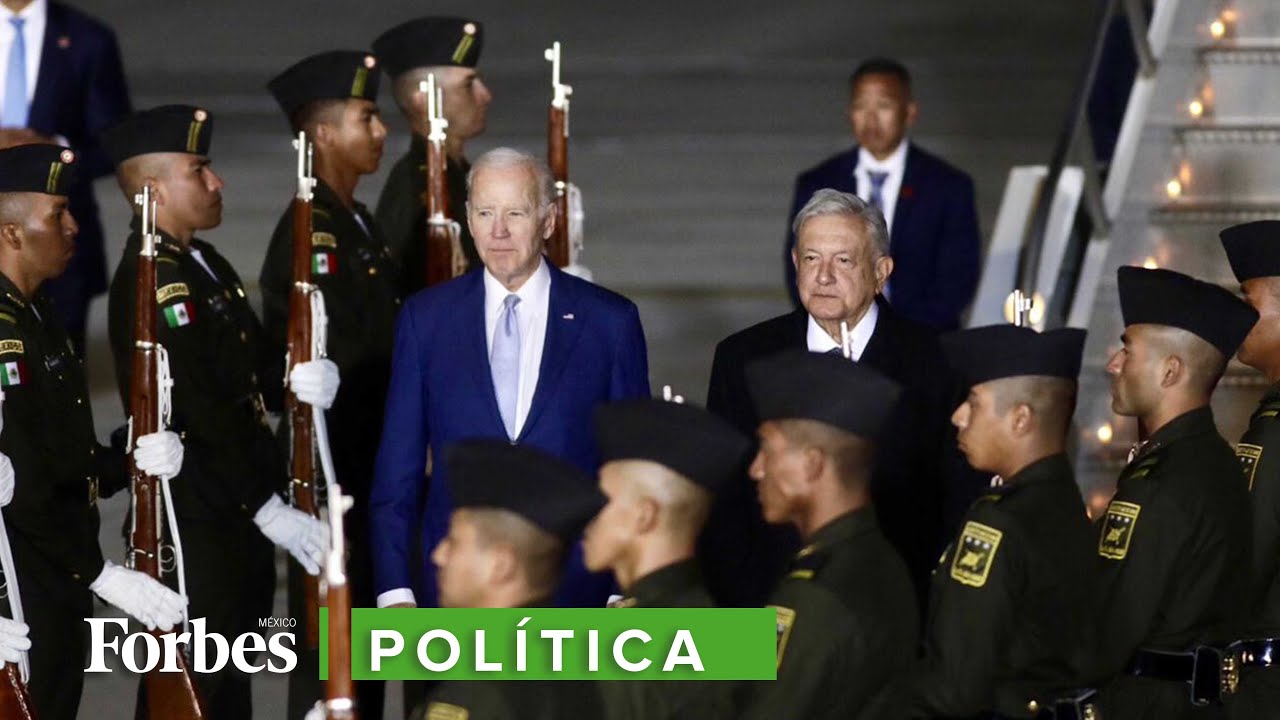 AMLO recibe a Joe Biden en el AIFA previo a la Cumbre de Norteamérica